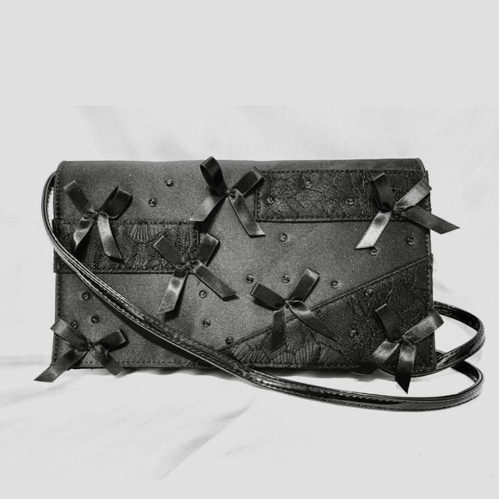 Prabal Gurung Niemann Marcus for Target Embellished Clutch Black Bow